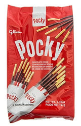 Glico Pocky, Chocolate, 9-count (Pack of 5)