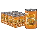 Amy's Soup, Vegan, Gluten Free, Golden Lentil, Made With Organic Ginger, Carrots and Peas, 14.4 oz (Pack of 12)