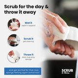 Scrub & Throw Loofah Scrub Sponge, Natural, Plastic-Free, Non-Scratch, for Kitchen, Dishes, Pots and Cleaning, Plant-Based, Plastic-Free