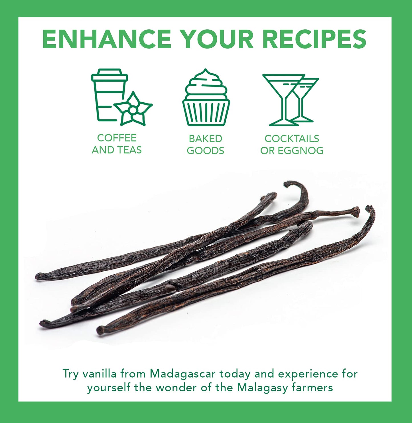 Slofoodgroup - Madagascar Vanilla Beans - Extract Grade B Vanilla Pods - 8 oz. - Extraction Grade Bourbon Vanilla Planifolia - For Cooking, Baking