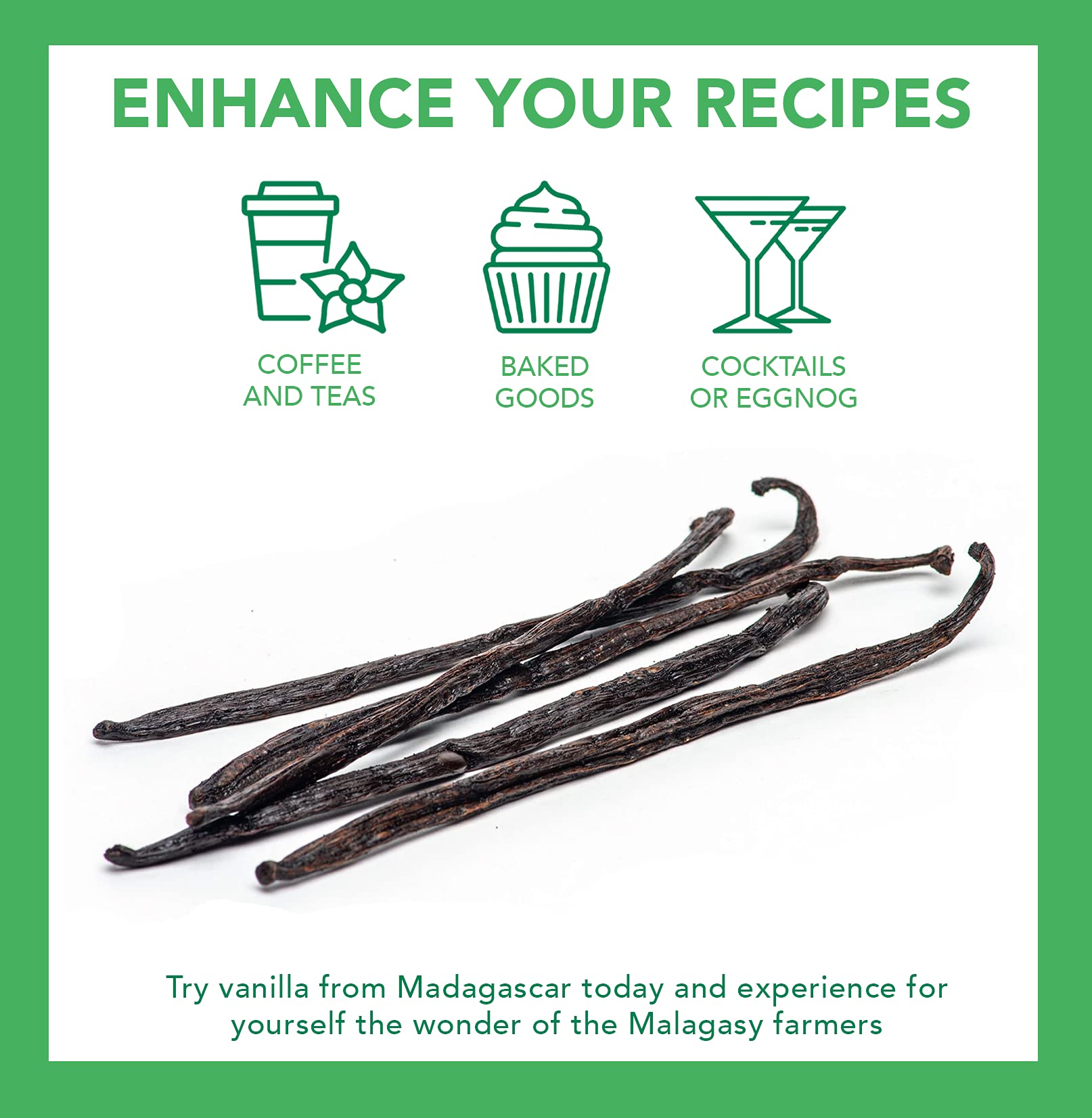 Slofoodgroup - Madagascar Vanilla Beans - Extract Grade B Vanilla Pods - 8 oz. - Extraction Grade Bourbon Vanilla Planifolia - For Cooking, Baking