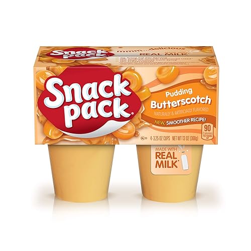 Snack Pack Butterscotch Flavored Pudding Cups, 3.25 oz., 4-Count