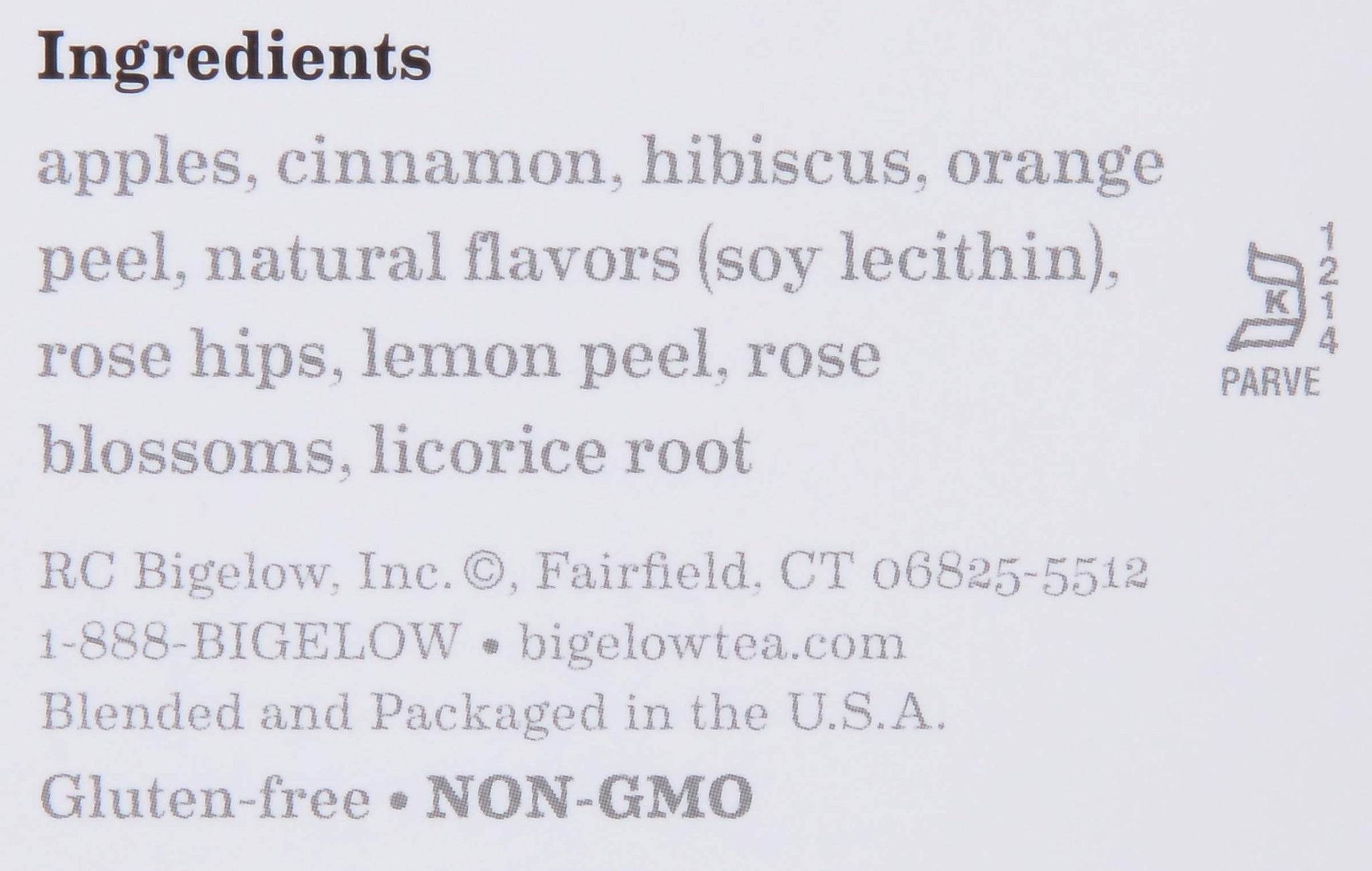 Bigelow Cinnamon Apple Herbal Tea Bags 28-Count Boxes (Pack of 6) Cinnamon Apple Hibiscus Flavored Herbal Tea Bags All Natural Non-GMO