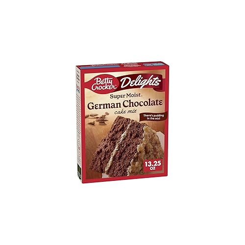 Betty Crocker Delights Super Moist German Chocolate Cake Mix (Pack of 2)