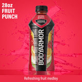 BODYARMOR Sports Drink Sports Beverage, Fruit Punch, Coconut Water Hydration, Natural Flavors With Vitamins, Potassium-Packed Electrolytes, Perfect