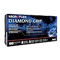 Microflex MF-300-XL Extra Large Diamond Grip Latex Gloves 100 Count