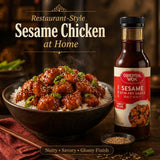 Oriental Wok Gourmet Sesame Stir-Fry Sauce, Blend of Sweetness and Umami Family Sauce, Ideal for Chicken, Shrimp, Steak or Tofu, 14 oz (2 Pack)