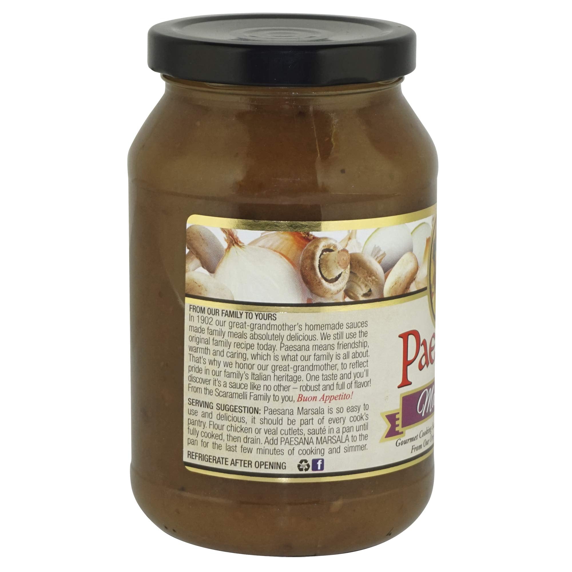 Paesana Marsala Cooking Sauce, 15.75 Ounce - 6 per case.
