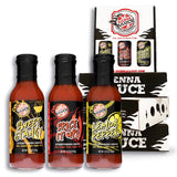 Sienna Sauce - Spice It Up, Sweet & Tangy & Lemon Pepper Variety Pack, Clean Ingredients, Gluten Free, No HFCS and Healthy, Everything Sauce - As Seen