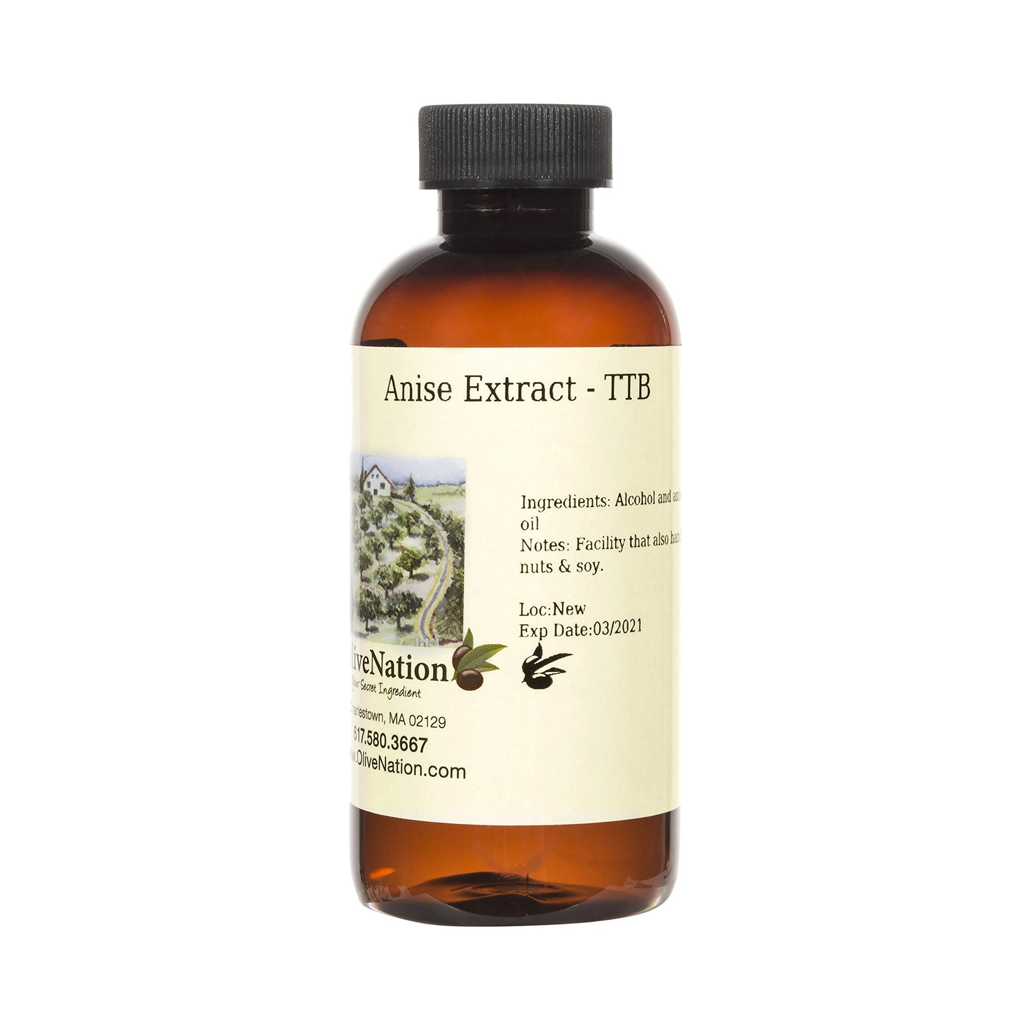 OliveNation Star Anise Extract Brewing Flavor, TTB-Approved, Non-GMO, Gluten Free, Kosher, Vegan - 4 ounces