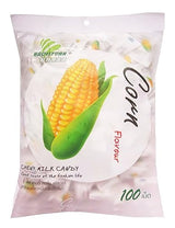 Haoliyuan Corn Flavor Sweet Soft Chewy Milk Candy, 100 Pieces (360g)
