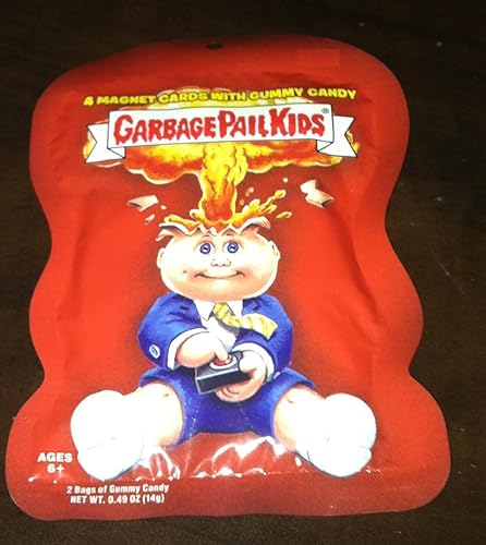 Garbage Pail Kids Magnet Cards Pack with Gummy Candy by Topps