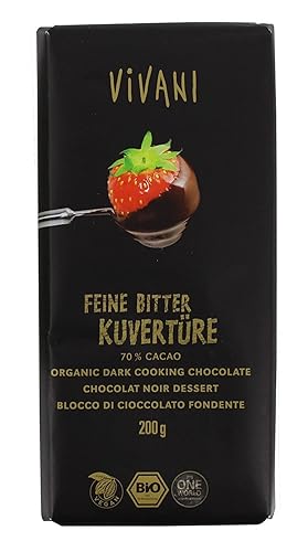 Vivani Dark Cooking Chocolate Vegan Organic 200g