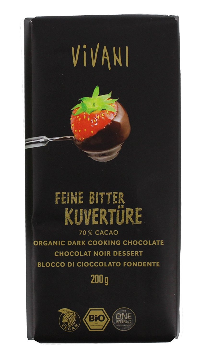 Vivani Dark Cooking Chocolate Vegan Organic 200g