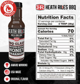 Heath Riles BBQ Brown Sugar Honey Habanero BBQ Glaze - Sweet & Spicy Rib Glaze, Honey Barbecue Sauce for Ribs, Pork, or Ham - 80+ BBQ Championships