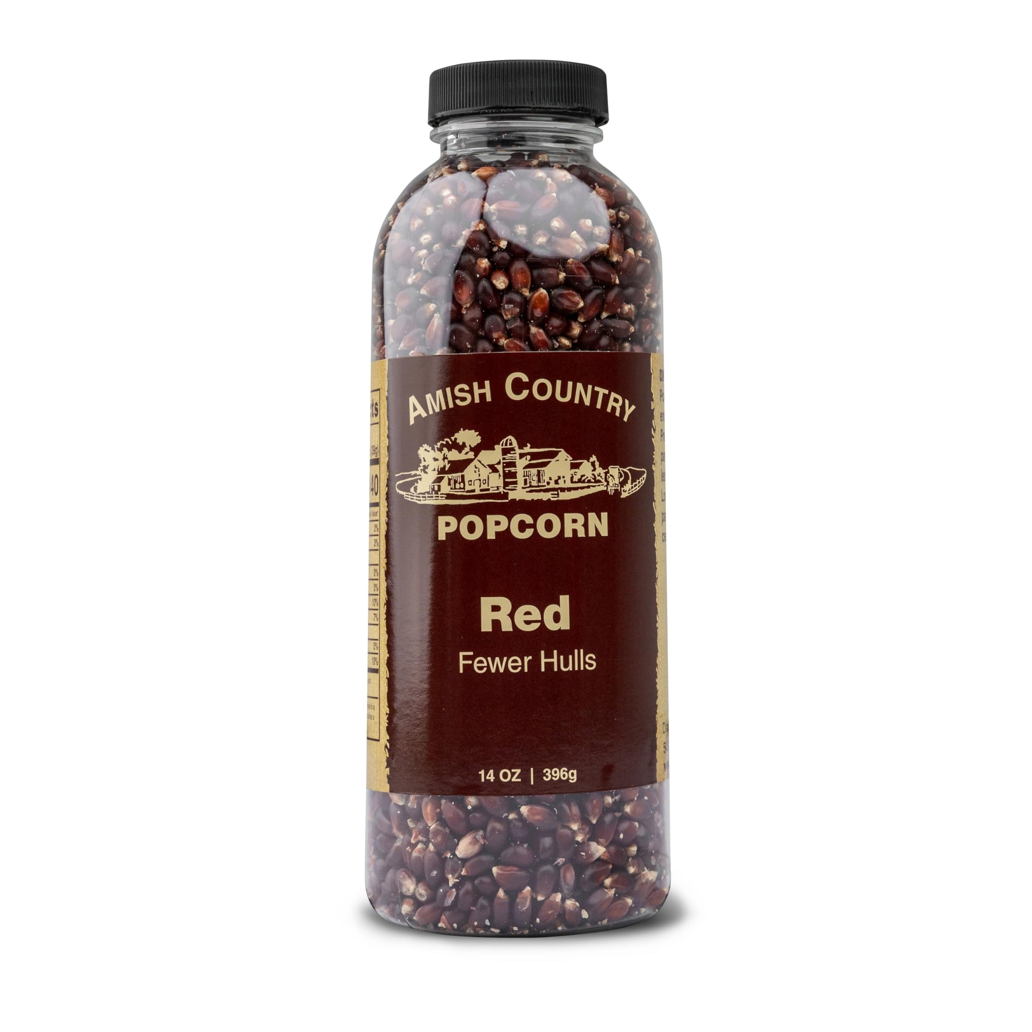 Amish Country Popcorn | 14 oz Bottle | Red Popcorn Kernels | Old Fashioned, Non-GMO and Gluten Free (14 oz Bottle)