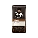 Peet's Coffee Ground Dark Roast Coffee, Colombia, 12 oz