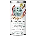 The Republic of Tea - Organic Thai Ginger SuperHerb Tea Tin, 36 Herbal Tea Bags, Naturally Caffeine-Free