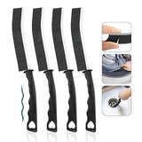4Pcs Multifunctional Crevice Cleaning Brush Tool - Crevice Cleaning Brush - Hard Bristle Crevice Cleaning Brush - Bathroom Crevice Brush - Grout