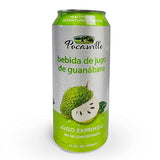 Pocasville Fruit Juices, Squeezed not form Concentrate, 16.5 Fluid Ounce Can (Soursop, 6 Cans)
