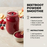 SPICY PANTRY Beet Root Powder 4 oz - 100% Natural, Non-GMO, Gluten Friendly Superfood for Smoothies, Juices, Sauces, Soups, Baking & Natural Coloring