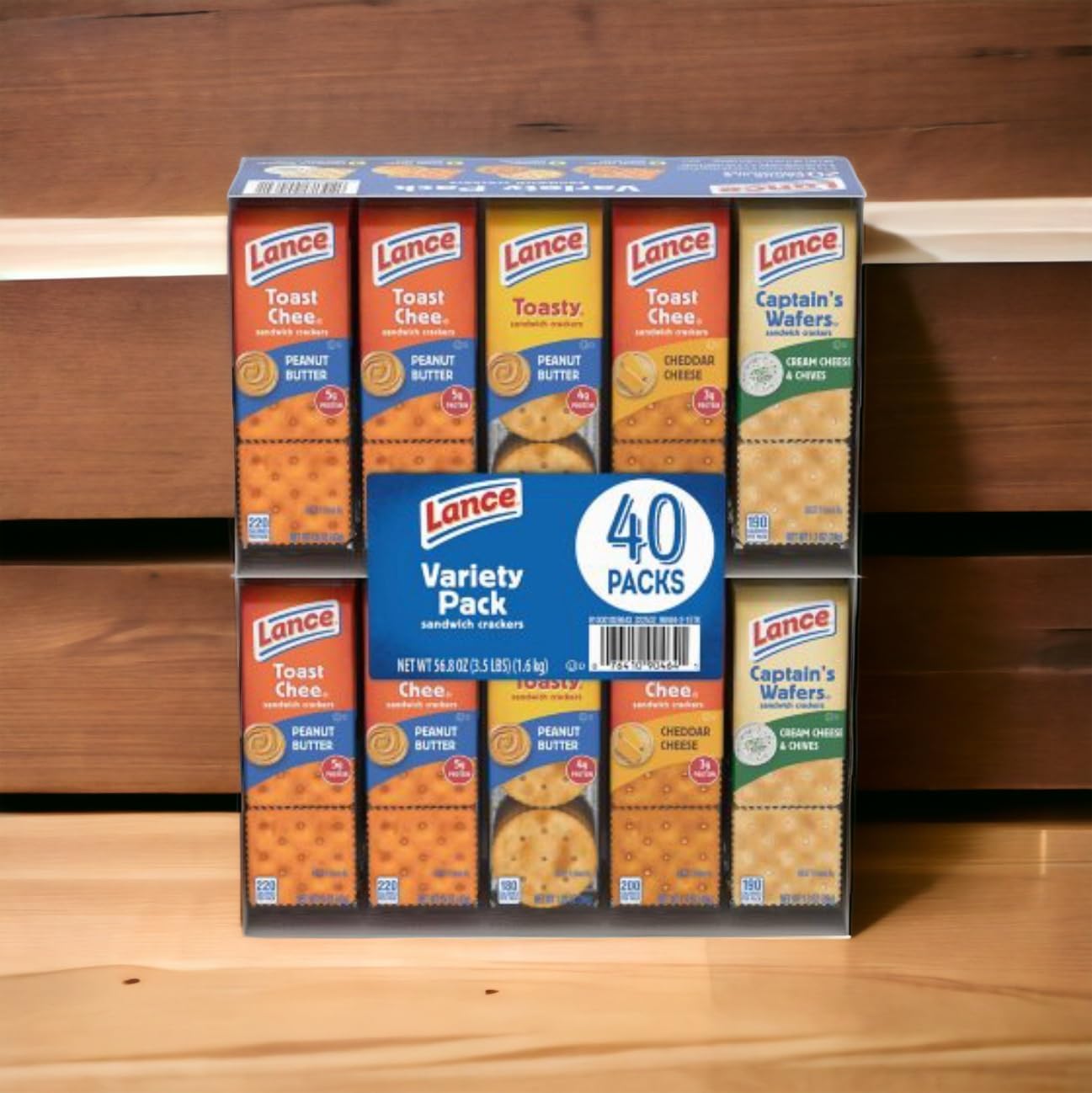 Lance Sandwich Crackers, Variety Pack (1.41 oz., 40 ct.) (2 packs of 20)
