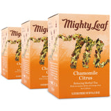 Mighty Leaf Chamomile Citrus Herbal Tea - (Packs of) - Caffeine-Free S - 45 Count Tea Pouches - Premium Herbal Tea with Rich Flavor - Individually