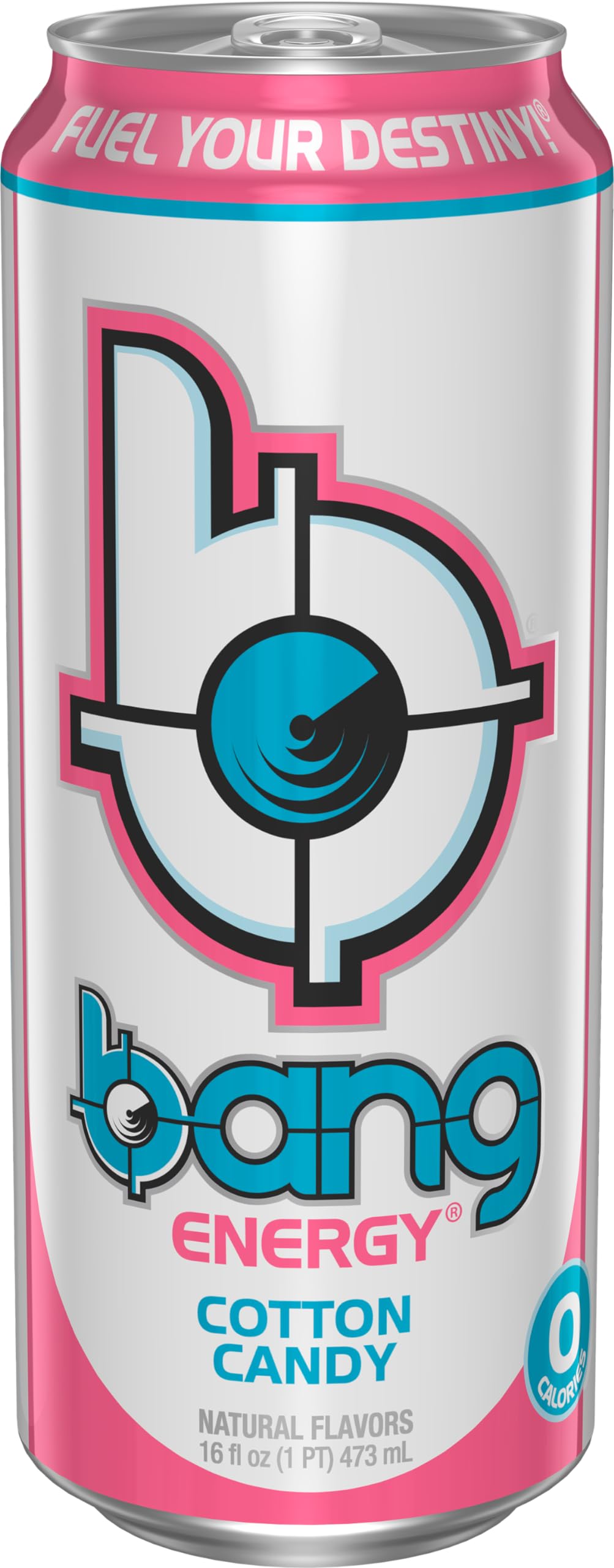 Bang Energy Cotton Candy, Sugar-Free Energy Drink, 16-Ounce
