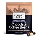 Liberty Bell Chocolate Covered Espresso Beans Tri-Color Blend Candy, 15 Ounce Bag