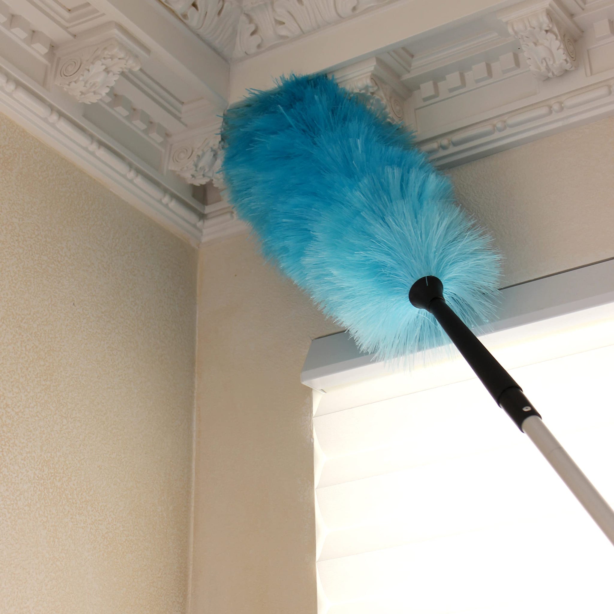 CleanAide Electrostatic Dusting Wand Replacement Head for Cobwebs, Ceiling Fans, High Surfaces & More, Lightweight & Non-Scratch for Home & Office