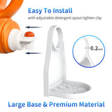 (2 Pack) Laundry Detergent Cup Holder Drip Catcher Organizer Clip Tight on Laundry Bottle Spouts, No More Leaks or Mess with Detergent and Fabric