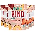RIND Snacks | Straw-Peary | Strawberry, Apple, & Pear | Dried Fruit Superfood | Chewy Snack | No Sugar Added | All Natural | High in Fiber | Gluten
