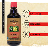 Marukan Ponzu - Premium Soy Dressing with Sudachi Citrus for Beef, Pork & Duck, Gluten-Free Ponzu Sauce (24 fl oz)