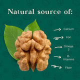 Premium Raw Walnut Halves & Pieces 48oz (3 lb) - 100% Natural, No-PPO, Non-GMO, Batch-Tested Gluten & Peanut Free, Kosher, Small Batch Quality