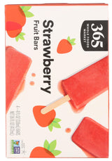 365 by Whole Foods Market, Strawberry Fruit Bars, 4 fl oz, 4 ct, (Frozen)