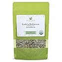 Biokoma Organic Lady's Bedstraw Dried Herb 50g 1.76oz Premium Galium Verum USDA Organic Herbal Tea Lymphatic Kidney Support Resealable Pouch No