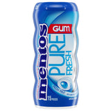 Mentos Pure Fresh Sugar-Free Chewing Gum with Xylitol, Fresh Mint, 15 Piece Bottle (Bulk Pack of 10)
