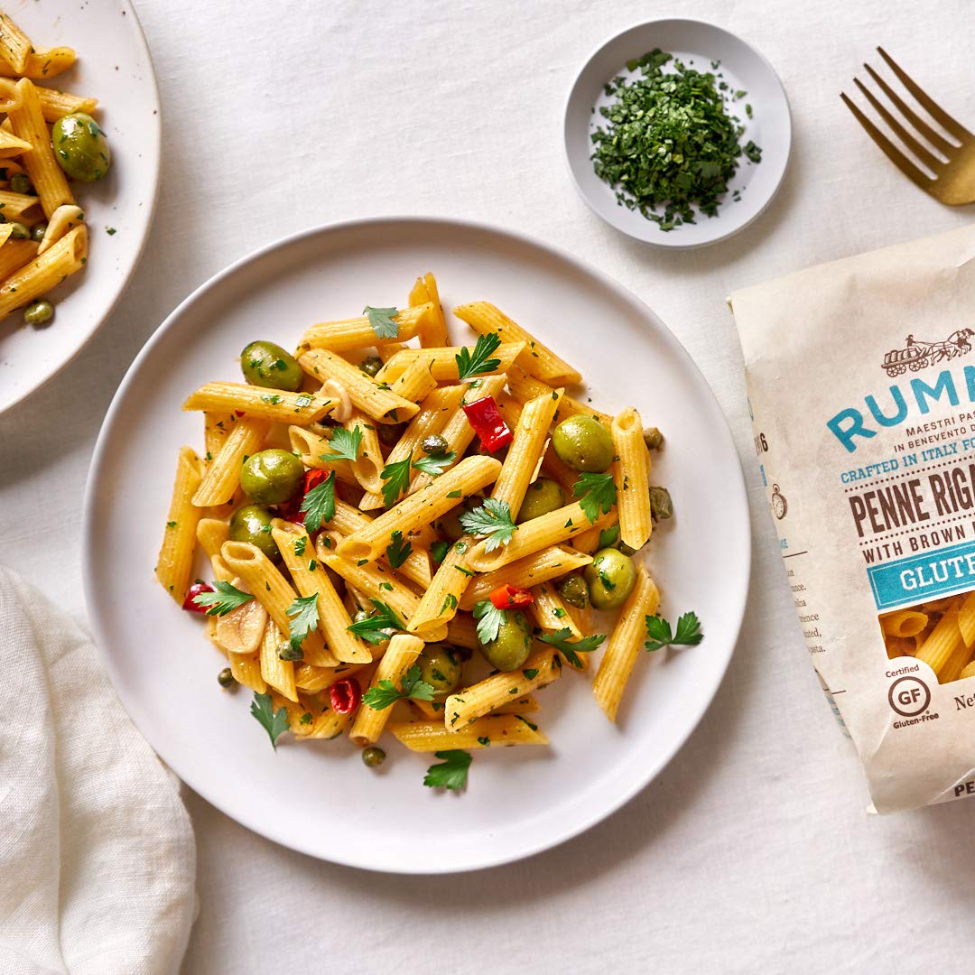Rummo Italian Pasta GF Rigatoni No.50 -Always Al Dente, Certified Gluten-Free, Made In Italy (6 Pack, 12oz Each)