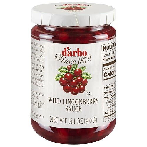 Darbo Conserves, Sauce Wild Lingonberry, 14.1 Ounce - Pack 1