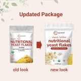 Micro Ingredients Organic Fortified Nutritional Yeast Flakes, 2lb (32oz) | Rich in Vegan Protein, B Vitamins, & Beta-Glucans | Keto Friendly, Dairy