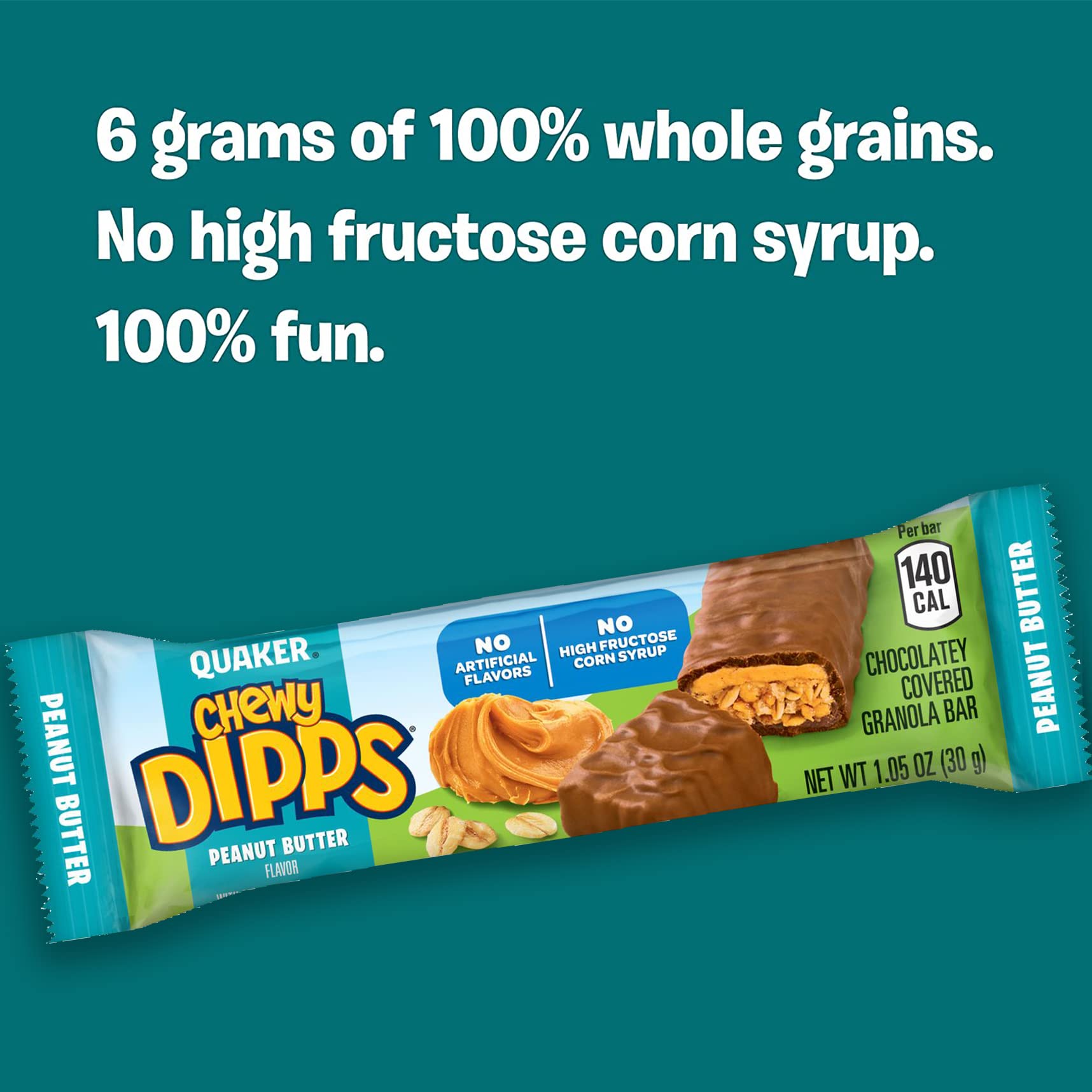 Quaker Chewy Dipps Chocolate Covered Granola Bars, 2 Flavor Variety Pack, 48 Count (Pack of 1)