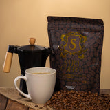 Siri Roast Coffee Beans & High Altitude Organic 1 lb, Tested for Molds & Toxins, Smooth Chocolate Notes, Light Roast Whole Bean Coffee, Premium El