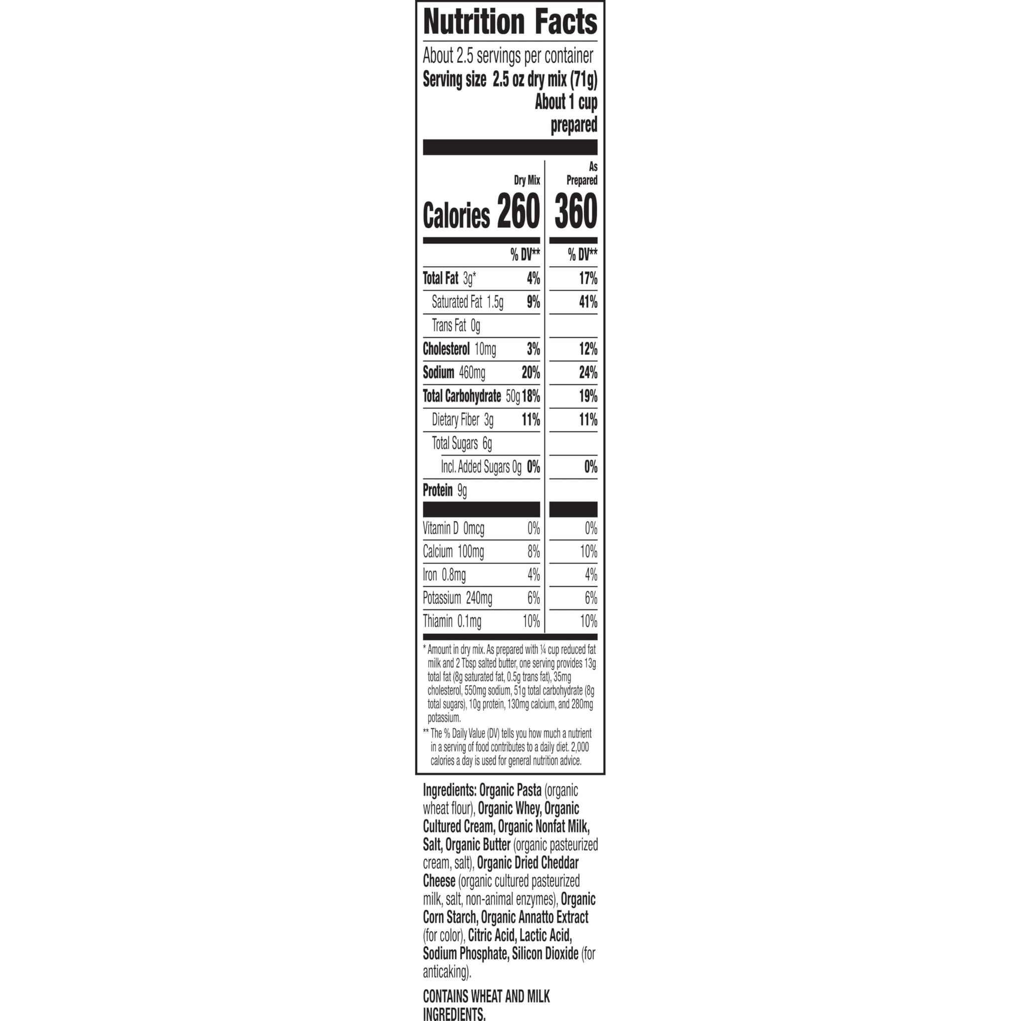 Annie's Organic Macaroni and Classic Cheddar, Made with Real Cheese, 6 oz