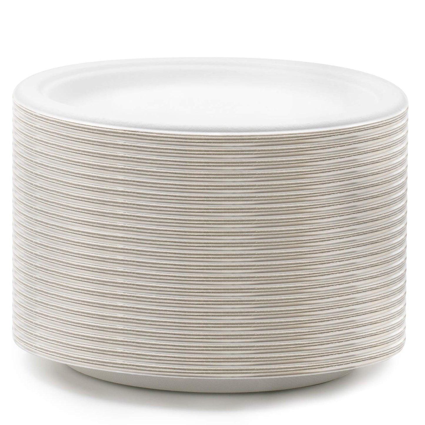 Green Earth - Natural Bagasse (Sugarcane Fiber) Tree Free 10" Paper Plate / Biodegradable / Compostable (50 Counts Disposable Plates?