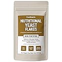 Coolinario Non Fortified Nutritional Yeast Flakes (10 OZ) Vegan Seasoning with Roasted, Nutty Flavor | Rich in Protein, Fiber & Minerals | Ideal