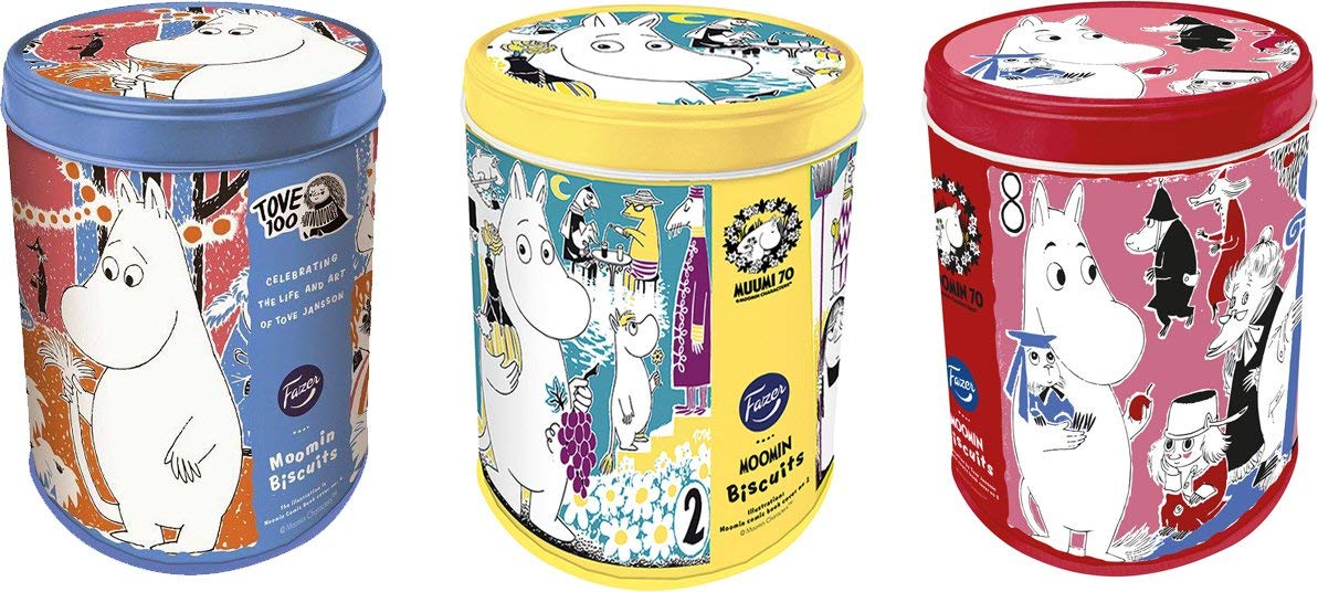 Fazer Moomin Anniversary Box Biscuits 1 Box of 175g 6.2 oz