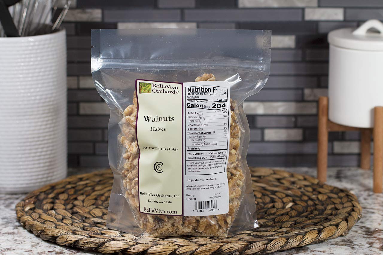 Bella Viva Orchards Walnuts, 1 lb of Walnuts