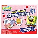 Valentines Krabby Patties 18 Count Exchange, Individually Wrapped Gummies with Cards for Gift Giving and Classroom