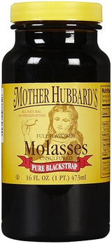 Mother Hubbard Molasses Blackstrap, 16 oz