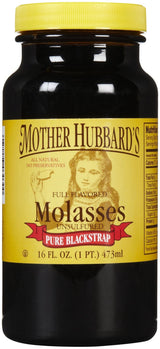 Mother Hubbard Molasses Blackstrap, 16 oz